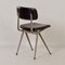Black Result Chairs by Friso Kramer and Wim Rietveld for Ahrend De Cirkel, 1960s, Set of 6 8
