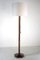 Art Deco Floor Lamp in Walnut, Italy 4