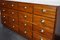 British Mahogany Haberdashery Cabinet or Shop Counter, 1950s 3