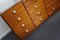 British Mahogany Haberdashery Cabinet or Shop Counter, 1950s 4