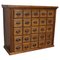 French Pine Apothecary Cabinet or Bank of Drawers, Mid 20th Century, Image 1