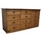French Pine Apothecary Cabinet or Bank of Drawers, Mid 20th Century 1