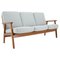 Teak 3-Seater Sofa, Denmark, 1960s, Image 1