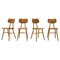 Dining Chairs, Czechoslovakia, 1960s, Set of 4, Image 1