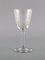 French Art Deco Cavour White Wine Glasses in Crystal Glass, Set of 8 3