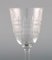 French Art Deco Cavour White Wine Glasses in Crystal Glass, Set of 8, Image 5