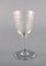 French Art Deco Cavour White Wine Glasses in Crystal Glass, Set of 8 4
