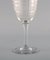 French Art Deco Cavour Red Wine Glasses, 1920s, Set of 8, Image 5