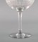 French Art Deco Cavour Champagne Glasses, Set of 7 6