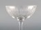 French Art Deco Cavour Champagne Glasses, Set of 7 5