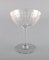 French Art Deco Cavour Champagne Glasses, Set of 7 4
