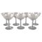 French Art Deco Cavour Champagne Glasses, Set of 7 1
