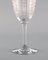 French Art Deco Cavour White Wine Glasses in Crystal Glass, Set of 8, Image 4