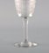 French Art Deco Cavour Liqueur Glasses in Crystal Glass, Set of 8 6