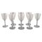 French Art Deco Cavour Liqueur Glasses in Crystal Glass, Set of 8, Immagine 1