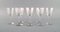 French Art Deco Cavour Liqueur Glasses in Crystal Glass, Set of 8, Image 2