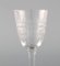 French Art Deco Cavour Liqueur Glasses in Crystal Glass, Set of 8 5