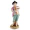 Antique Meissen Figure of Boy Playing Flute in Hand-Painted Porcelain, 1774-1814, Image 1