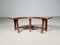 Solid Oak Curved Bench, France, 1920s, Immagine 2