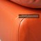 Loop Orange Leather Sofa by Willi Schillig, Image 4
