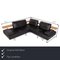 Dono Black Leather Sofa by Rolf Benz 2