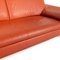 Loop Orange Leather Sofa by Willi Schillig, Image 3