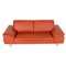 Loop Orange Leather Sofa by Willi Schillig, Image 8