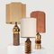 Bitossi Lamps from Bergboms with Custom Made Shades by Rene Houben, Set of 2 16