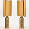 Bitossi Lamps from Bergboms with Custom Made Shades by Rene Houben, Set of 2 5