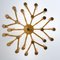 Large Brass Chandelier or Sputnik by Angelo Brotto for Esperia Italia, Image 3