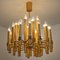 Large Brass Chandelier or Sputnik by Angelo Brotto for Esperia Italia, Image 5