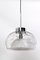 Hand Blown Glass Pendant Lights from Doria, Germany, 1970s, Set of 2 6