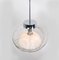 Hand Blown Glass Pendant Lights from Doria, Germany, 1970s, Set of 2 9