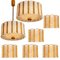Drum Gold-Plated and Ice Glass Sconce by J. T. Kalmar, Immagine 8