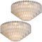 Ballroom Chandeliers with 130 Blown Glass Tubes, Set of 2 20