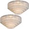 Ballroom Chandeliers with 130 Blown Glass Tubes, Set of 2, Image 20