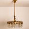 Brass & Glass Light Fixture from Kaiser Leuchten, 1960s, Image 4