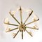 Brass Light Fixture from Orrefors, 1960s, Sweden 9