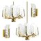 Brass Light Fixture from Orrefors, 1960s, Sweden, Immagine 6