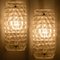 Massive Murano Wall Light Fixtures from Hillebrand, 1960s, Set of 2 14