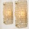 Massive Murano Wall Light Fixtures from Hillebrand, 1960s, Set of 2 7