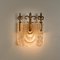 Glass and Brass Wall Lights from Kaiser, 1970s, Germany, Set of 2, Image 5