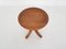 Scandinavian Solid Teak Stool, 1960s, Immagine 5