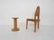 Pinewood Stools or Plant Stands by Aksel Kjersgaard, Denmark, 1970s, Set of 2, Image 4