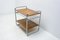 Bauhaus Chromed Side Table in Oak, 1930s, Imagen 6