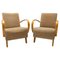 Bentwood Armchairs by Jindřich Halabala for UP Závody, 1950s, Set of 2 1
