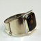 Swedish Silver Bracelet with Glass Stone by H.J. Weissenberg, 1963, Immagine 3
