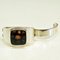 Swedish Silver Bracelet with Glass Stone by H.J. Weissenberg, 1963, Immagine 8