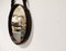 Round Leather Mirror by Jacques Adnet, 1950s, Image 2