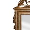 Regency Style Gold Foil Hand Carved Wooden Rectangular Mirror, 1970s, Immagine 5